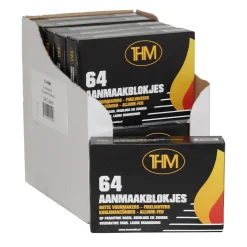 THM Houtskoolbarbecues<Aanmaakblokjes wit 64st