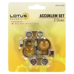 Lotus Handgereedschap<Accuklem set 2st