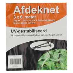 Bel Garden Vijver<Afdeknet tuin SP zwart 3x6m
