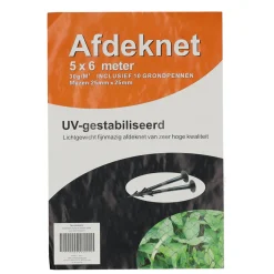 Bel Garden Vijver<Afdeknet tuin SP zwart 5x6m