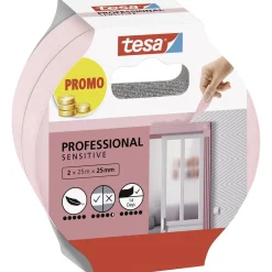 Tesa Verfspullen<Afplakband sensitive 25mmx25M 2st