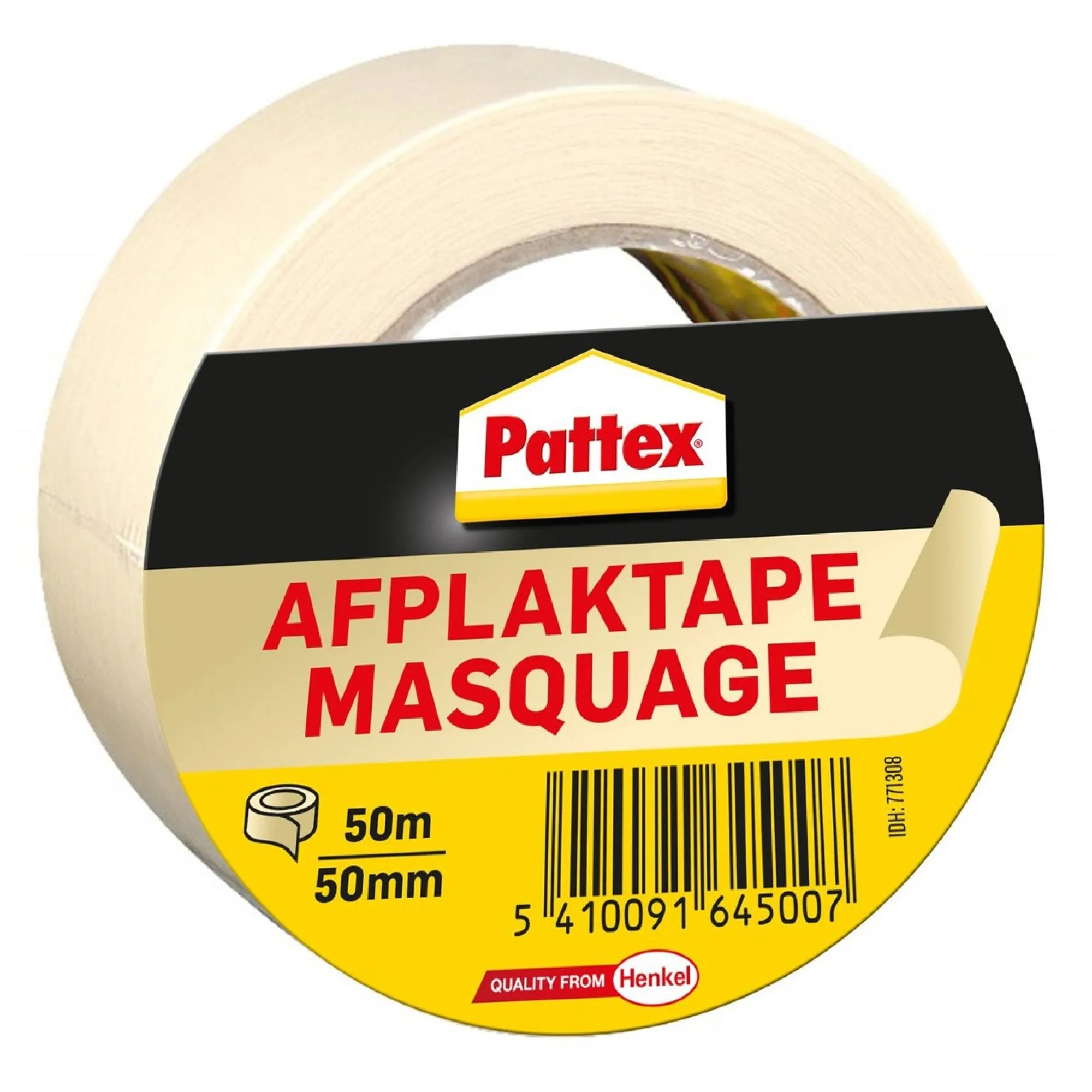 Pattex Verfspullen<Afplaktape 50Mx50mm