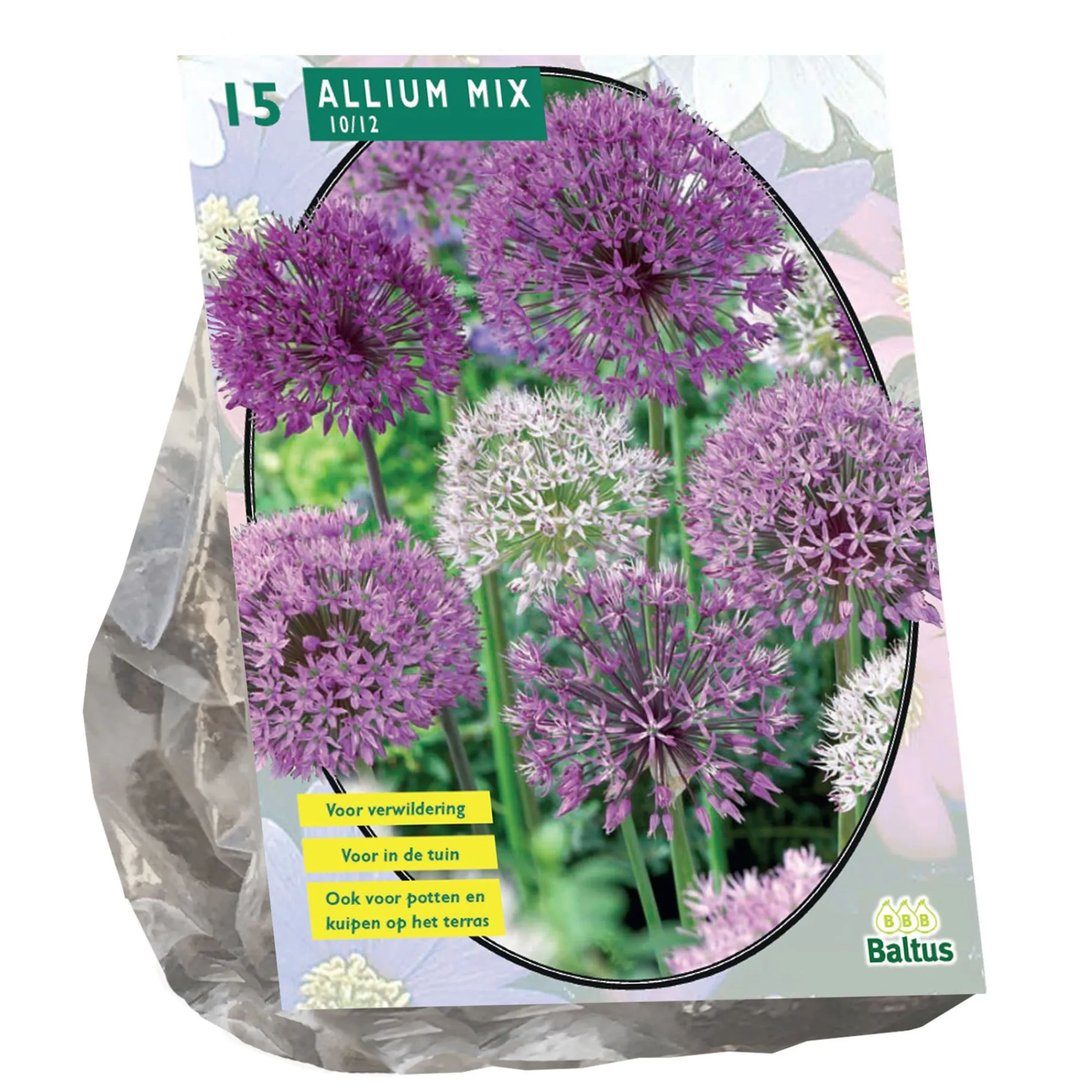 Baltus Bodemverbeteraars<Allium mix Paars Wit per 15