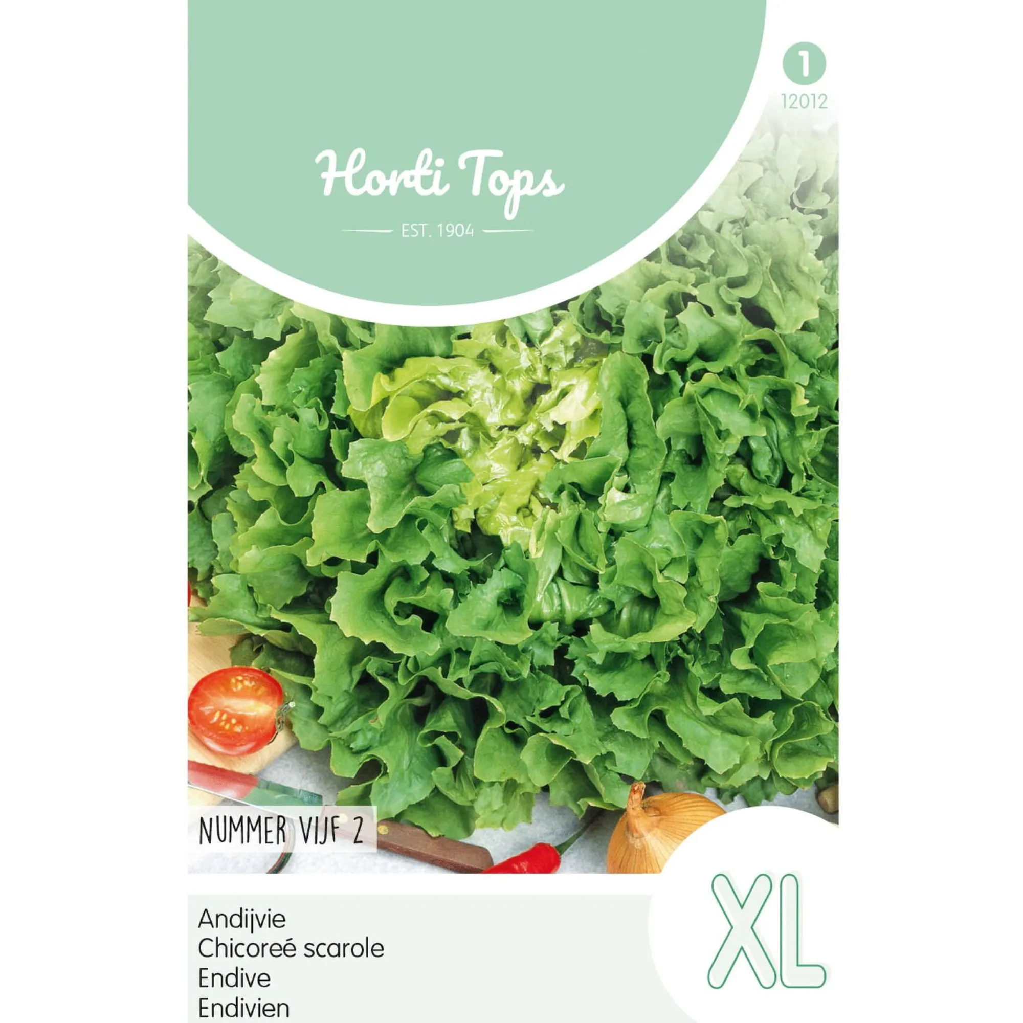 Horti Tops Moestuin<Andijvie nummer vijf