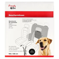 Friendly Pet Reizen Hond<Autodeken Jort zwart 156x128cm