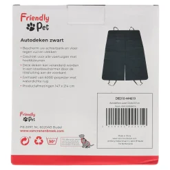 Friendly Pet Reizen Hond<Autodeken zwart 214 x 147 cm