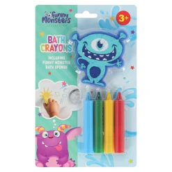 Badkameraccessoires<Badkrijt Funny Monsters giftset