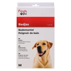Friendly Pet Hondenverzorging<Badmantel hond blauw M 50cm