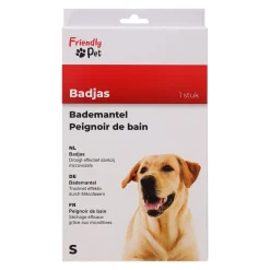 Friendly Pet Hondenverzorging<Badmantel hond blauw S 40cm