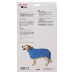 Friendly Pet Hondenverzorging<Badmantel hond blauw S 40cm