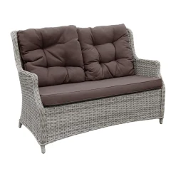 Bois le Duc Loungesets<Bank 2-zit Aprano White Grey