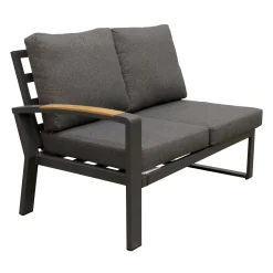 Bois le Duc Loungesets<Bank 2-zit links Foxton Antraciet