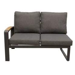 Bois le Duc Loungesets<Bank 2-zit links Foxton Antraciet
