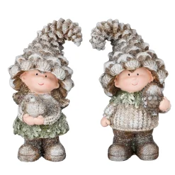 Mica Decorations Kerstdecoratie<Beeld deco dennenappel 20cm