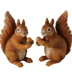 Boltze home Kerstdecoratie<Beeld eekhoorn Albert 13cm
