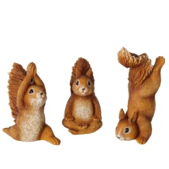 Boltze home Kerstdecoratie<Beeld eekhoorn Albert yoga 14cm