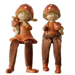 Boltze home Woondecoratie<Beeld herfst Tamy zit 17cm