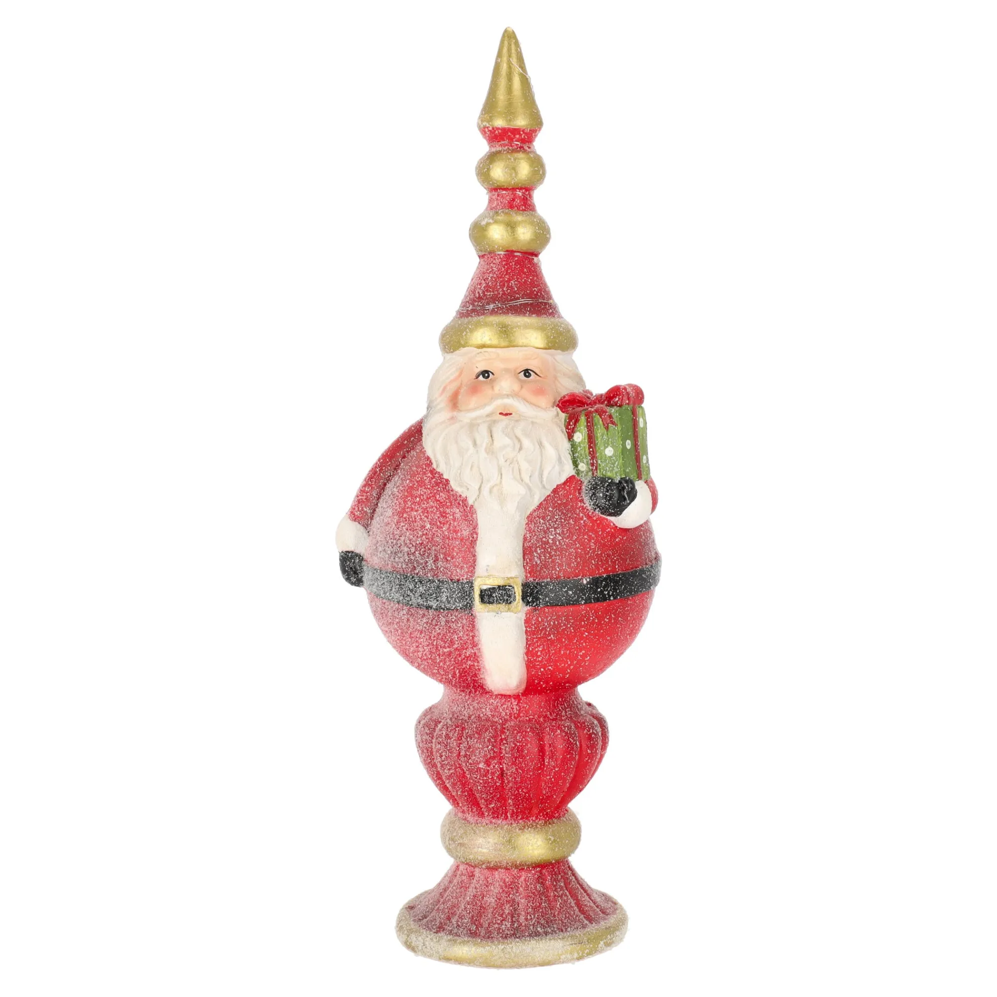 O'malley Kerstdecoratie<Beeld kerstman rood 61cm