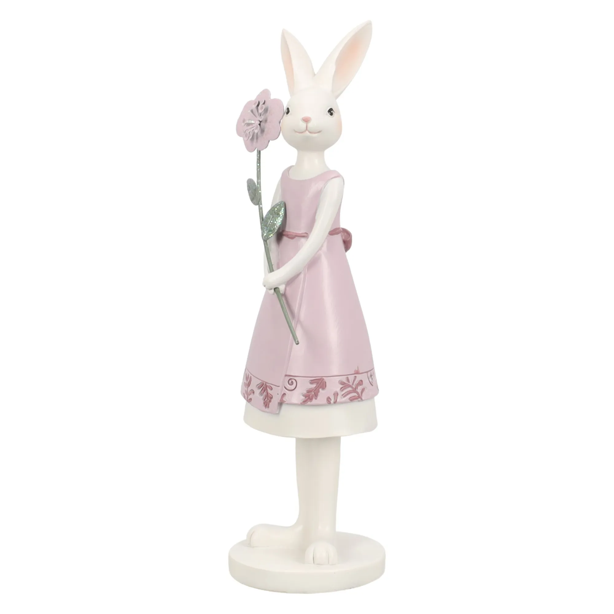O'malley Pasen<Beeld konijn roze 26cm