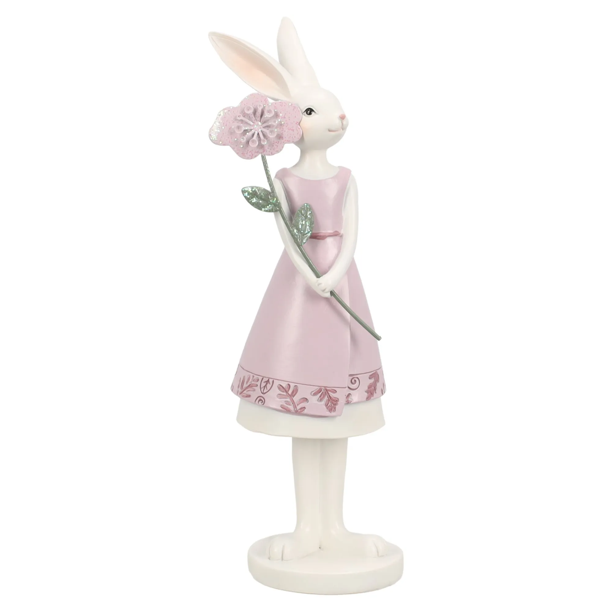 O'malley Pasen<Beeld konijn roze 26cm