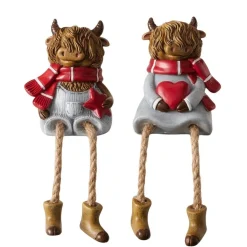 Boltze home Kerstdecoratie|Woondecoratie<Beeld Onny zit 9cm
