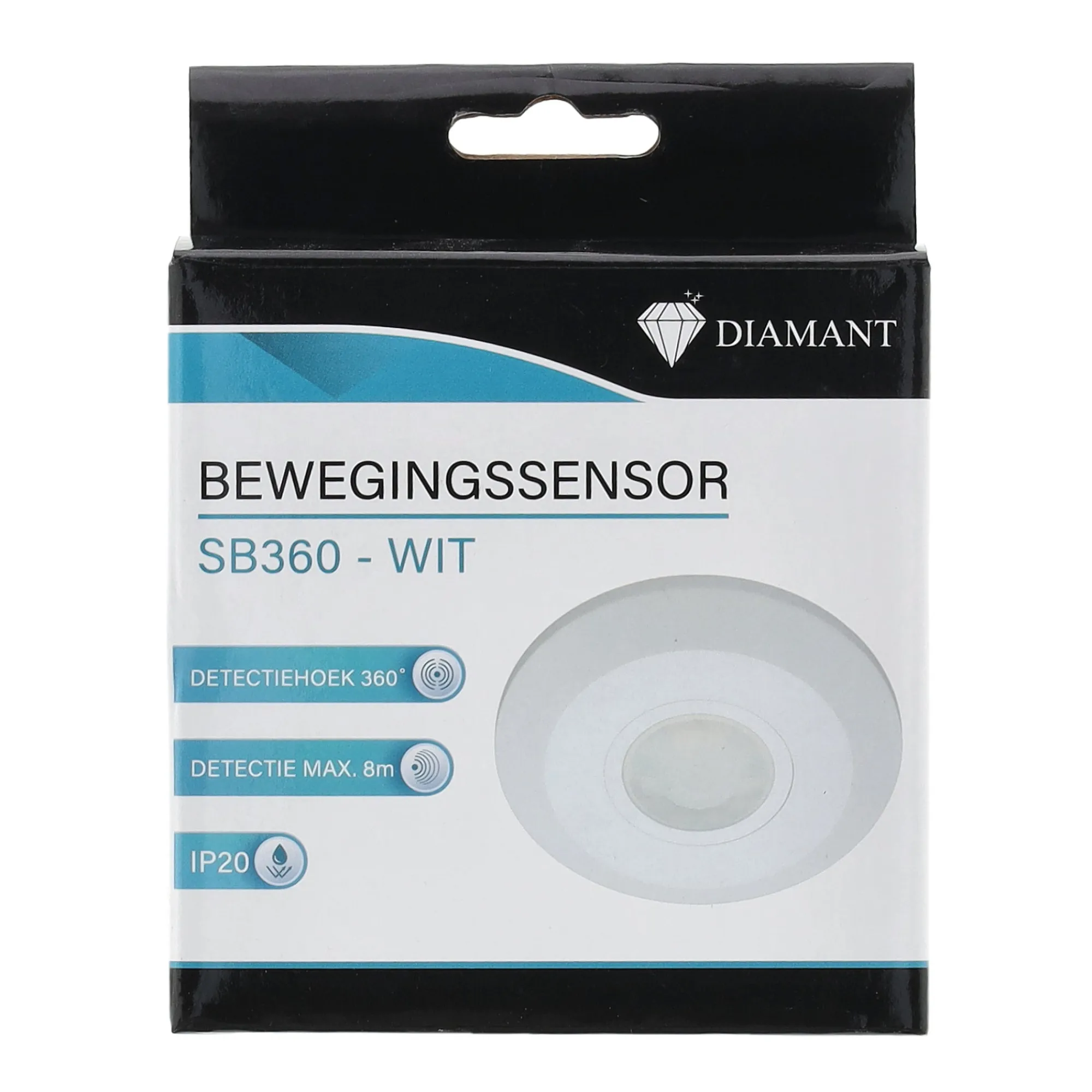Diamant Binnenverlichting<Bewegingssensor 360° wit