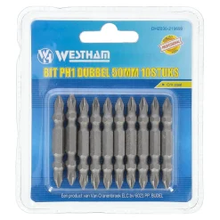 Westham Toebehoren Elektrisch Gereedschap<Bit PH1 dubbel 50 mm 10st