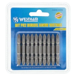 Westham Toebehoren Elektrisch Gereedschap<Bit PH2 dubbel 50 mm 10st