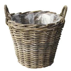 Van der Leeden Tuindecoratie<Bloempot classic rattan 30 x 23 cm