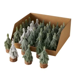 Boltze home Kerstdecoratie<Boom deco groen 11cm