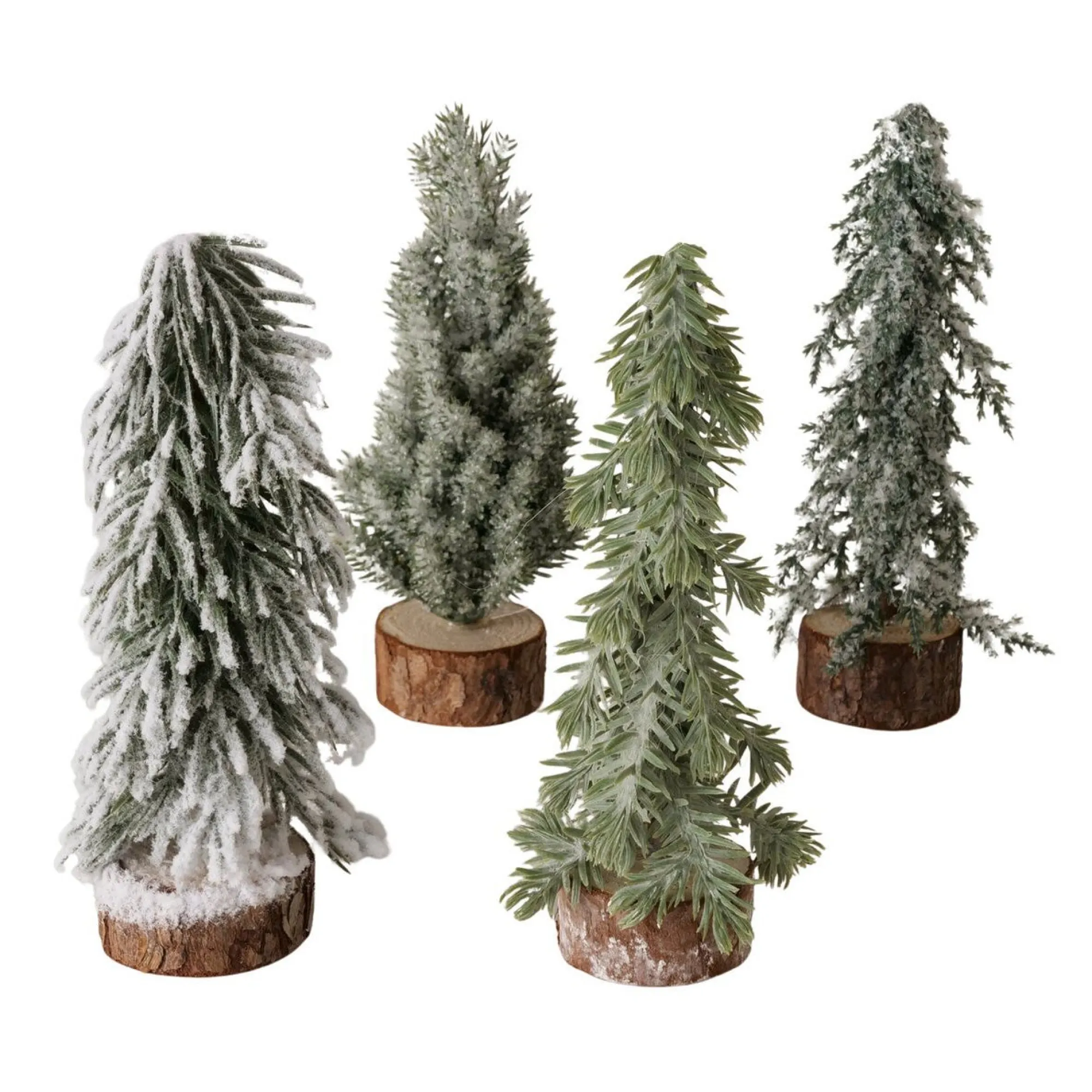 Boltze home Kerstdecoratie<Boom deco groen 16cm