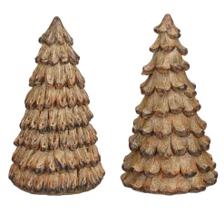 Mica Decorations Kerstdecoratie<Boom deco hout 12 cm