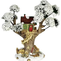 Kerstdorp<Boomhut kerstdorp 18cm