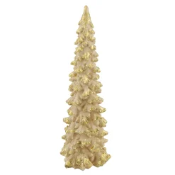 Natural Collections Kerstdecoratie<Boom poly goud 7x24cm