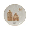 Decoris Kerstdecoratie<Bord ginger 3D 22cm