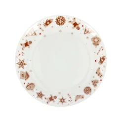 Van Cranenbroek Kerstdecoratie<Bord Ginger Merry and bright 26cm