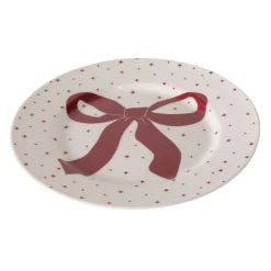 Boltze home Kerstdecoratie<Bord strik Ribba 21cm