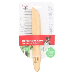 Friendly Pet Kattenverzorging<Borstel huisdier 16tanden bamboo FP
