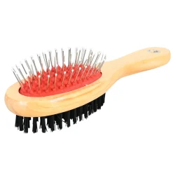 Friendly Pet Hondenverzorging<Borstel tweezijdig kat+hond 21cm