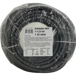 Q-link Installatiemateriaal<Buitenkabel 25 m 4 x 2.5 mm² XMVK