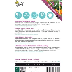 Buzzy Moestuin<Californische slaapmutsjes