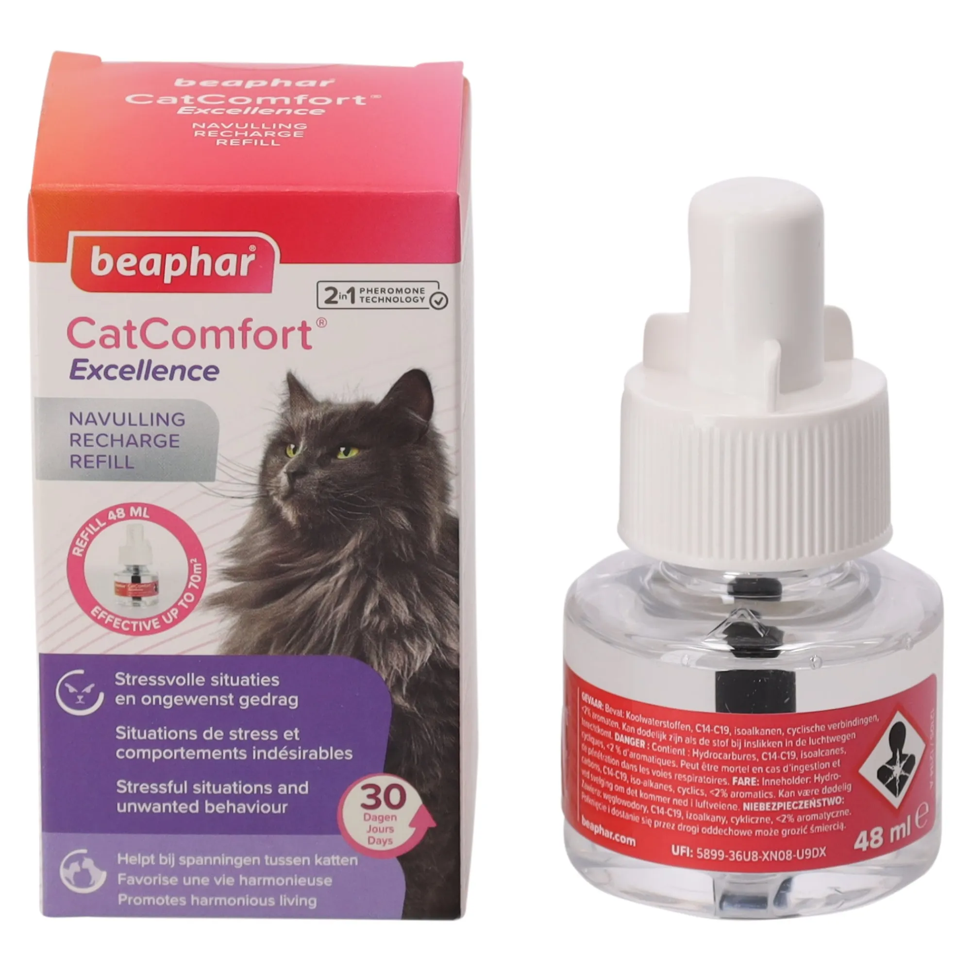 Beaphar Kattenverzorging<Catcomfort excellence navulling 48ml