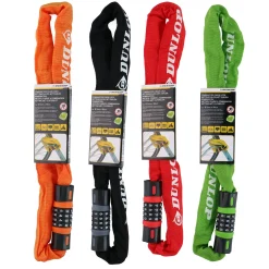 Dunlop Fietsspullen<Cijferslot ketting 90cm