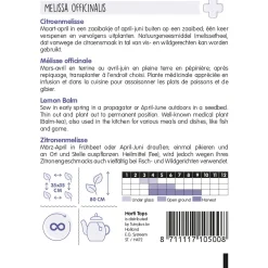 Horti Tops Moestuin<Citroenmelisse zaad