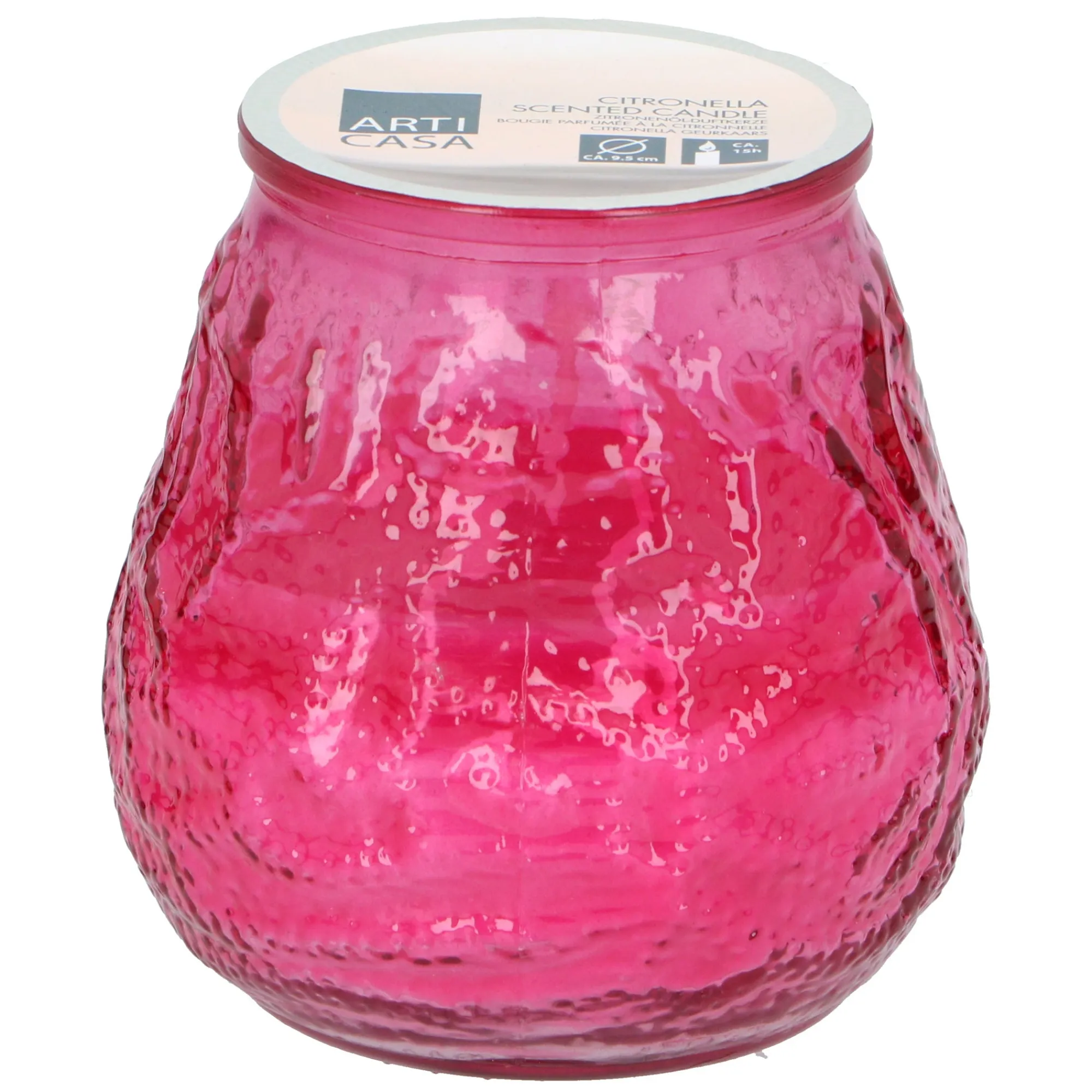 Arti Casa Kaarsen<Citronellakaars 9,8 x 9,8 cm diverse kleuren