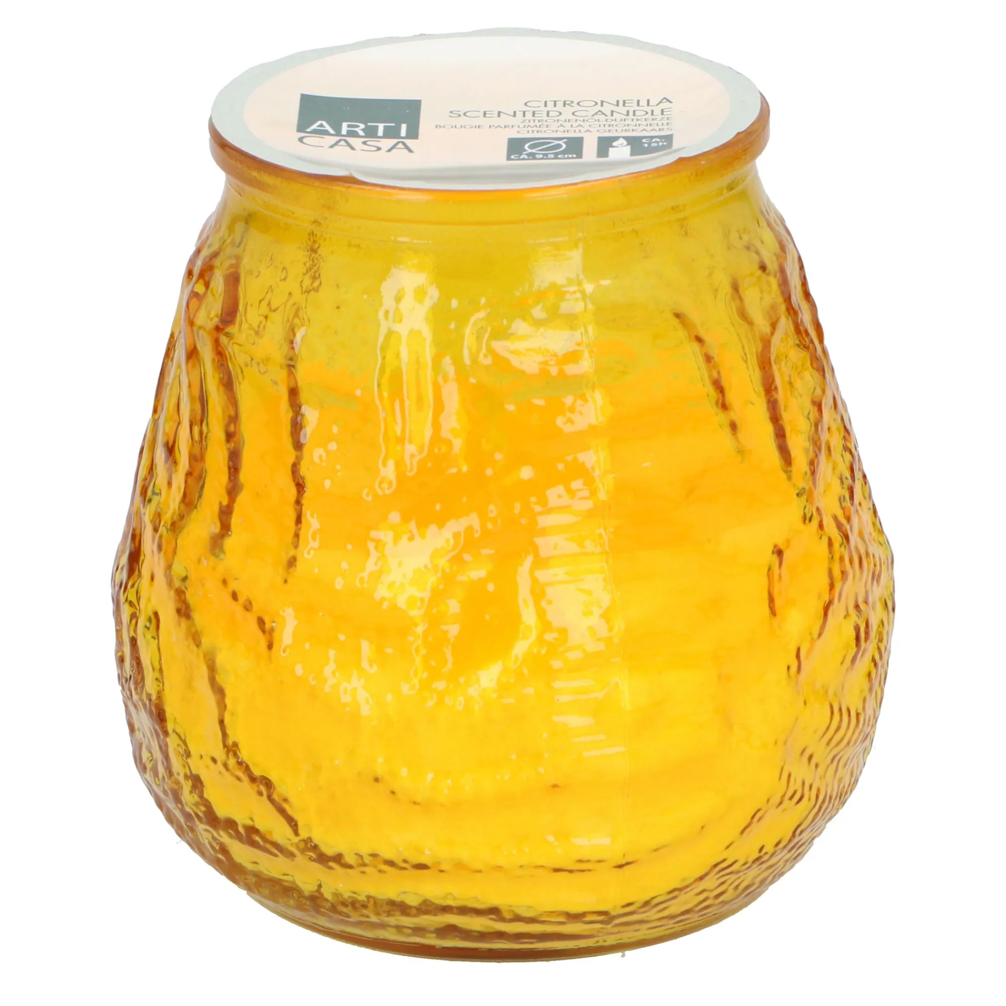 Arti Casa Kaarsen<Citronellakaars 9,8 x 9,8 cm diverse kleuren