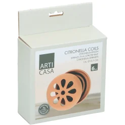 Arti Casa Kaarsen<Citronella wikkel terracotta