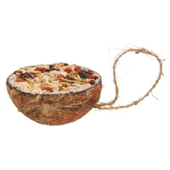 Smulti Vogelsnacks<Cocosnoot half vet met granola