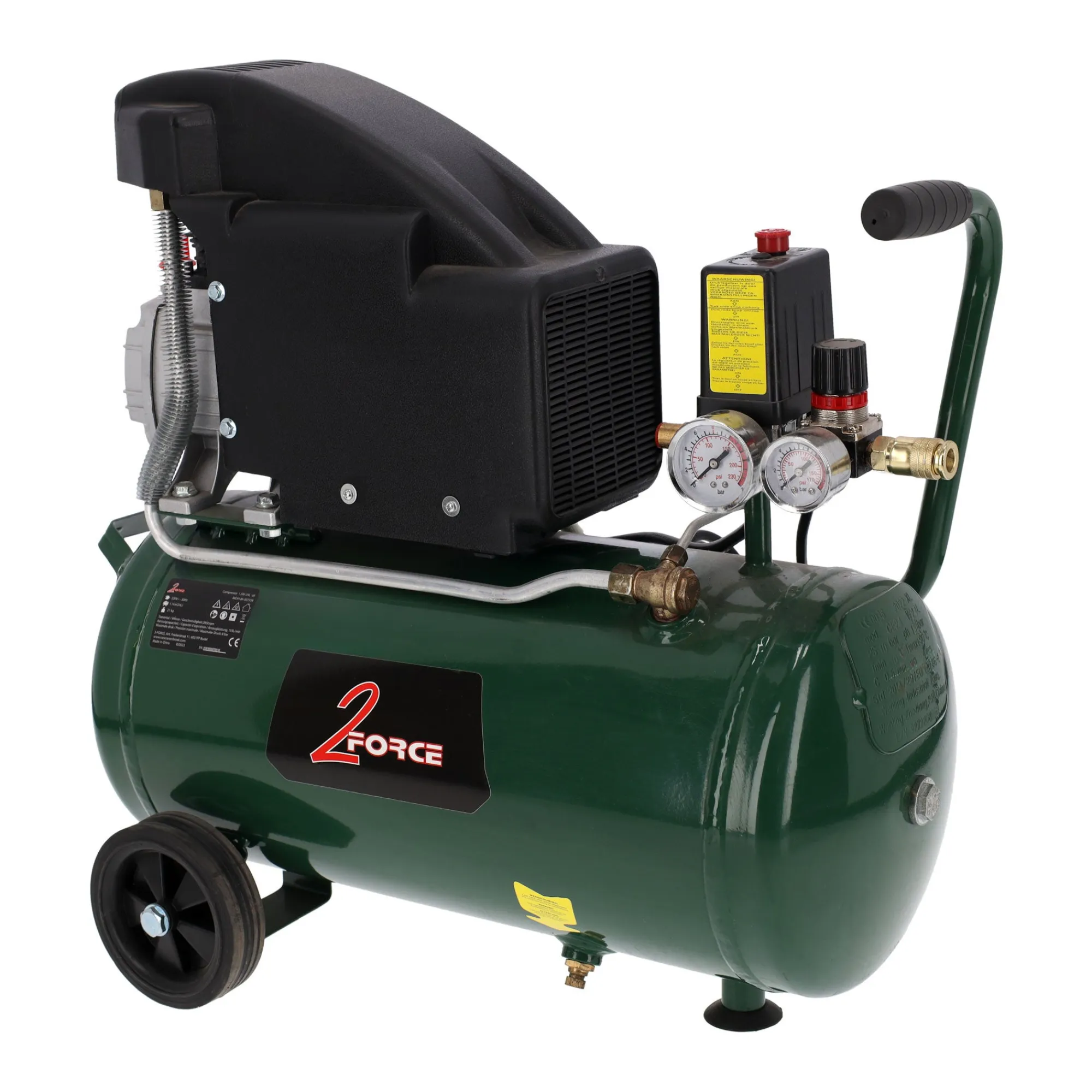 2-Force Werkplaatsgereedschap<Compressor 1,5M-24L oil