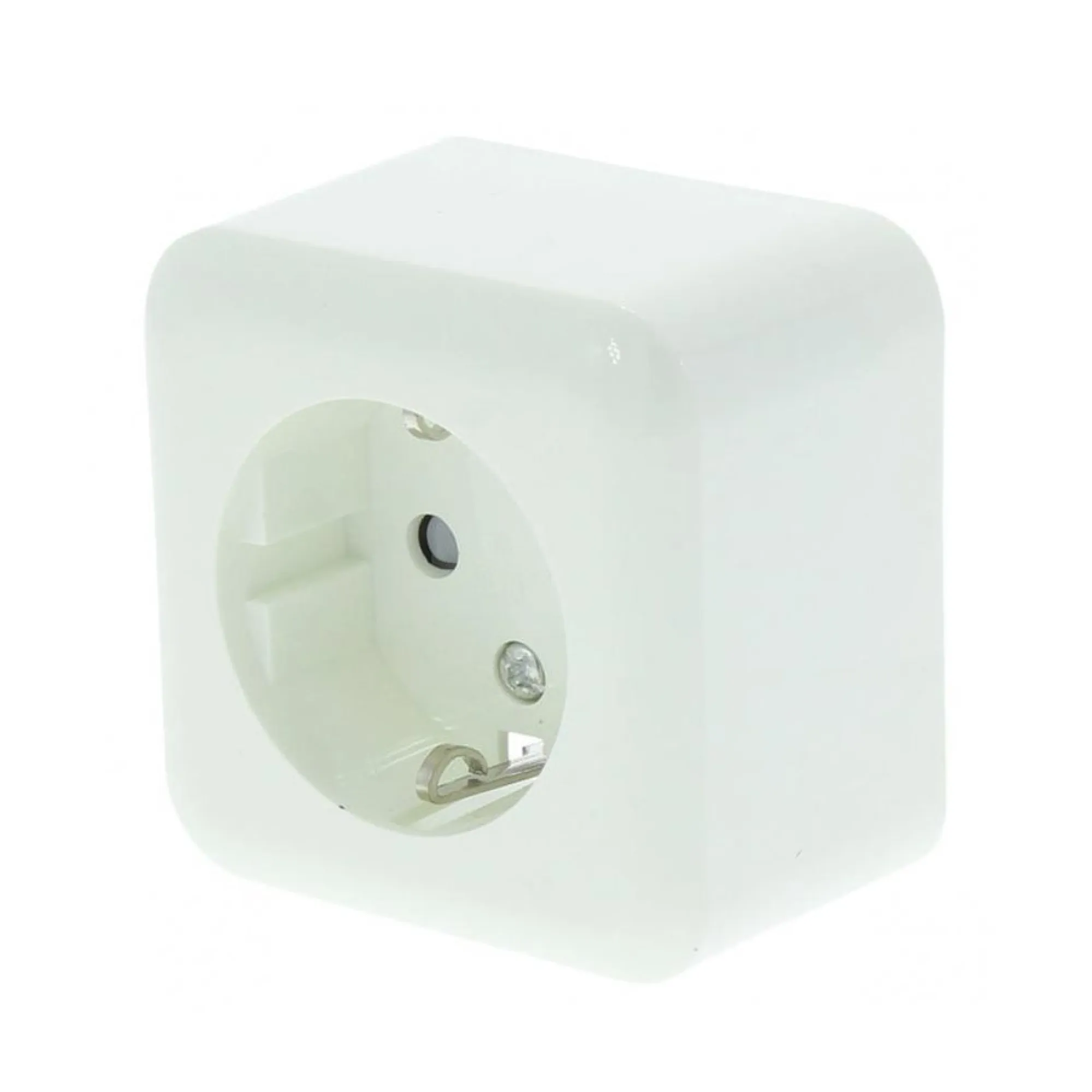 Q-link Schakelmateriaal<Contactdoos 1V Exo OPB RA PW
